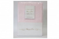 Простынь дуз сатин с однотонный  Maison Dor розовая