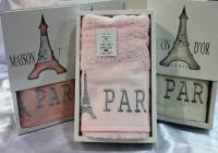 Махровое полотенце со стразами ПАРИС-PARIS