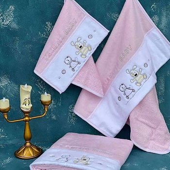Детский набор полотенец Maison Dor LAMITE розовый