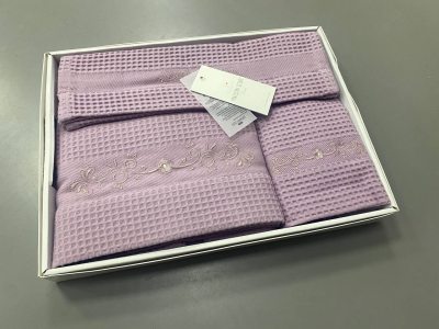 Вафельный набор полотенец БРИС АПЭ со стразами Maison D`or Paris